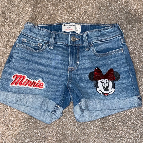 abercrombie kids Other - Kids A&F Minnie/Disney Midi Shorts - Size 7/8